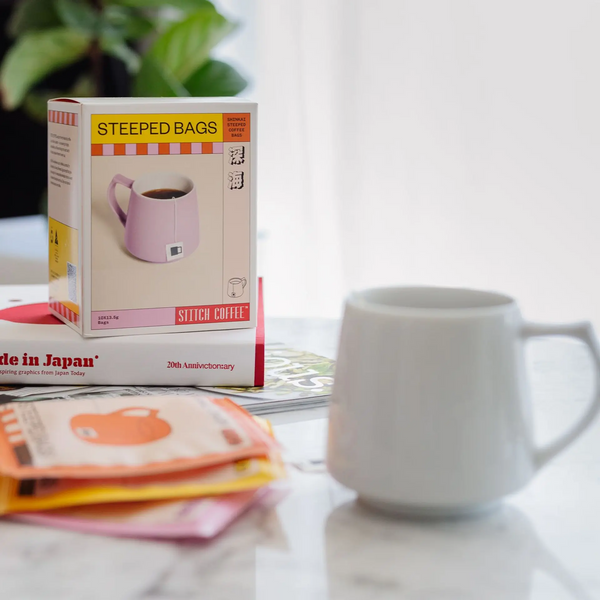 SHINKAI BLACK FIELD STEEPED COFFEE BAGS 10Packs BOX - Stitch Japan