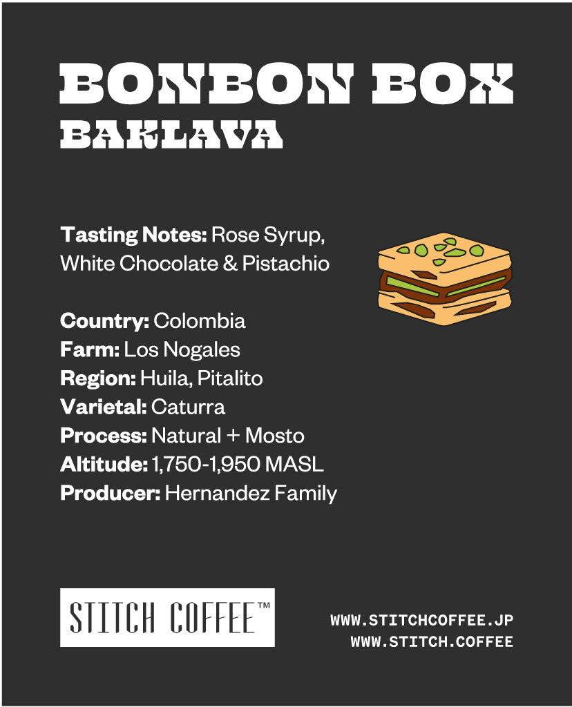 ISSHU-KAN BONBON BOX - DRIP COFFEE BAGS - BAKLAVA