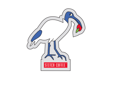 STITCH COFFEE ステッカー　アイリス（アイビス）