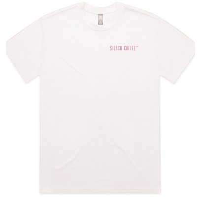 STITCH YUZU COLD BREW POOLSIDE TEE - WHITE