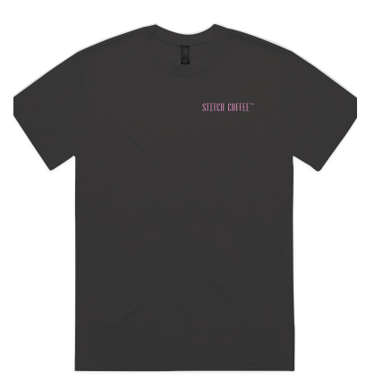STITCH YUZU COLD BREW POOLSIDE TEE - BLACK