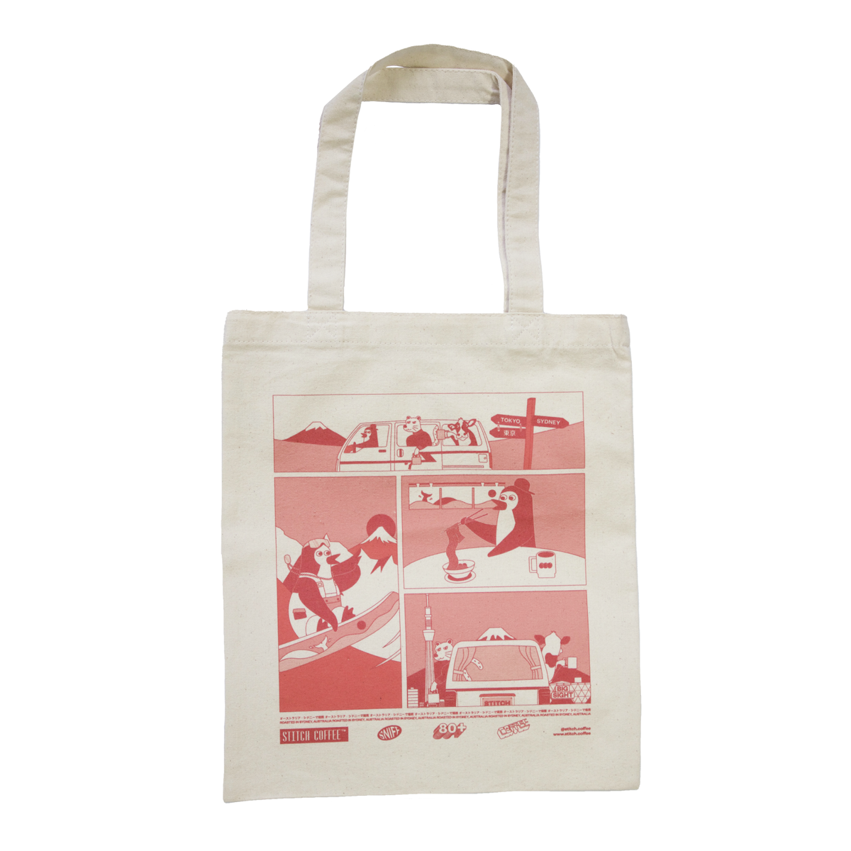 STITCH COFFEE ROAD TRIP TOTE BAG