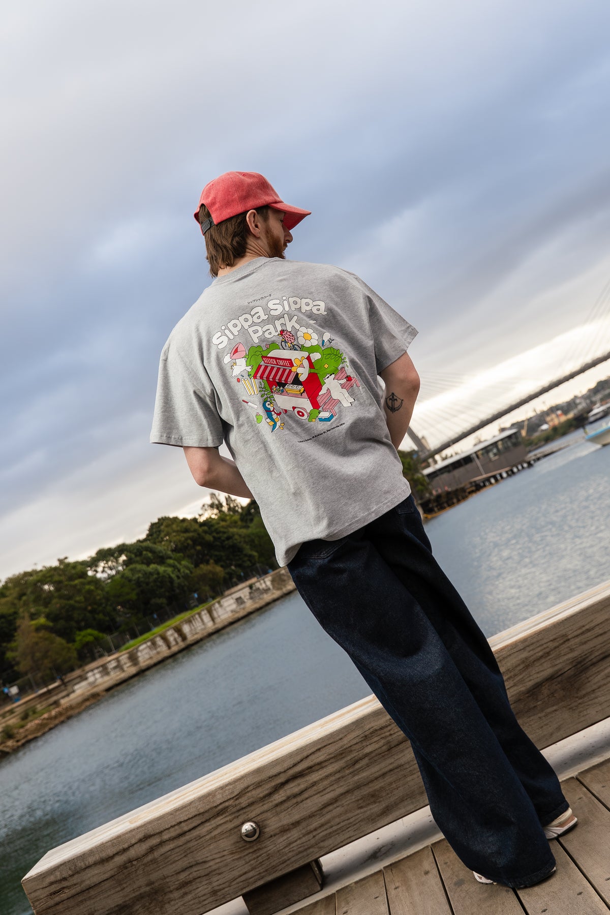 sippa sippa park TEE-GREY