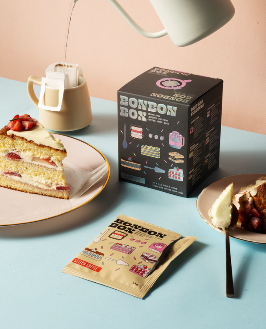 ISSHU-KAN BONBON BOX - DRIP COFFEE BAGS - ECLAIR